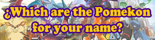 Pokémon of your name