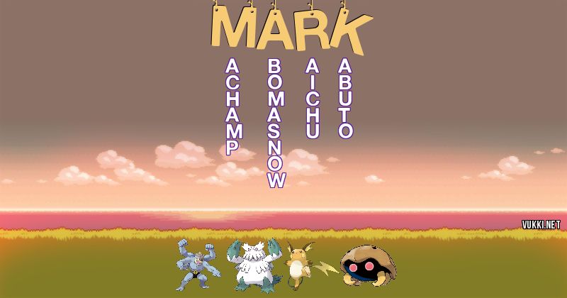 Equipo Pokémon de mark