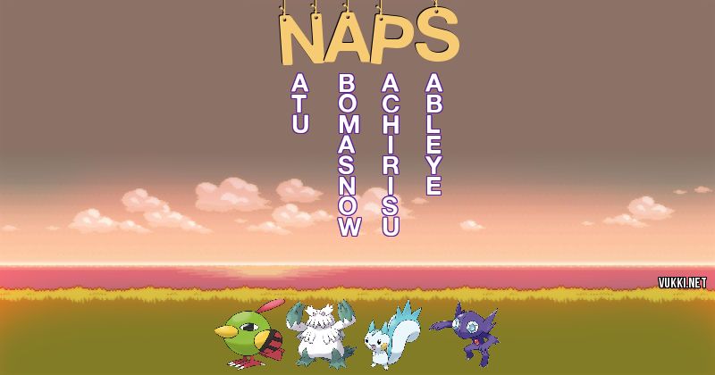 Equipo Pokémon de naps