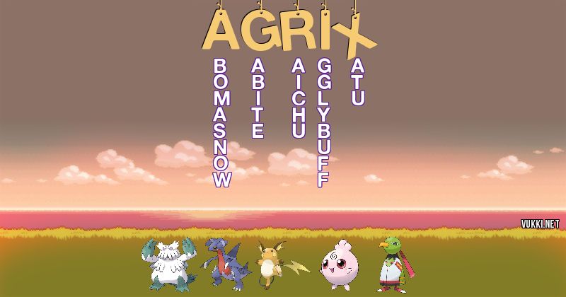 Equipo Pokémon de agrix