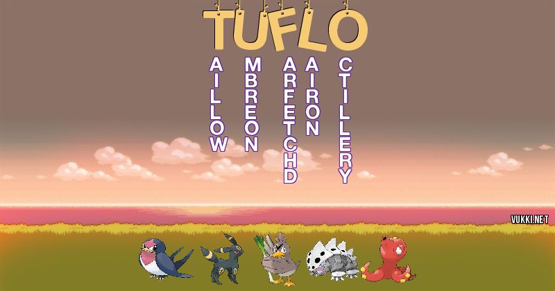 Equipo Pokémon de tuflo