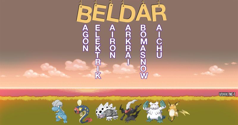 Equipo Pokémon de beldar