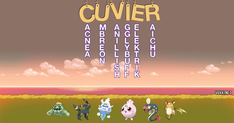 Equipo Pokémon de cuvier