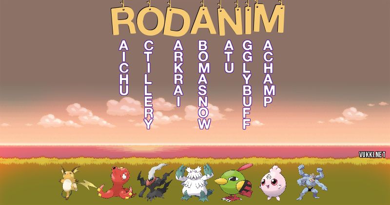 Equipo Pokémon de rodanim