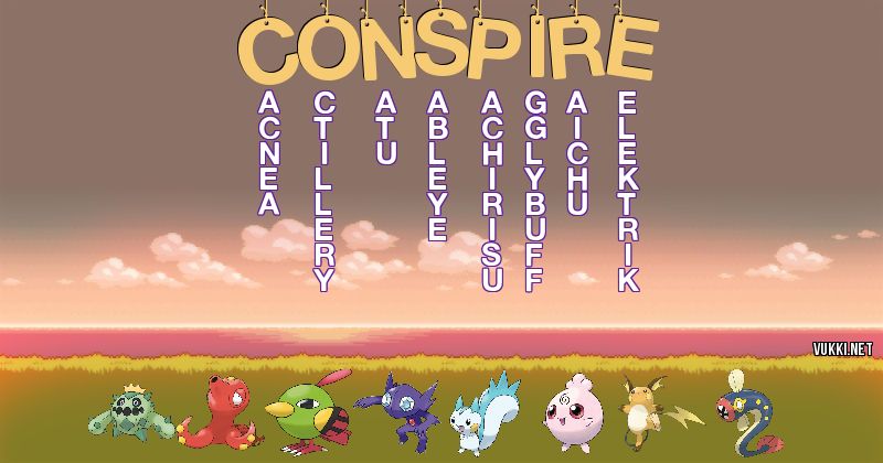 Equipo Pokémon de conspire