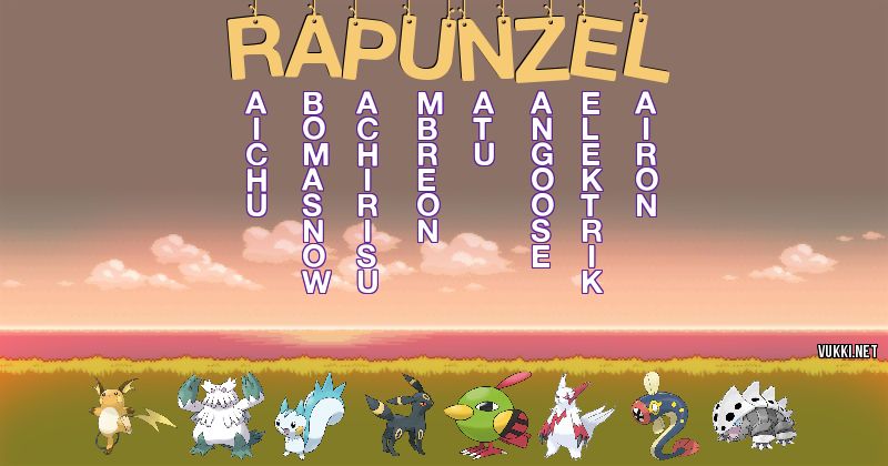Equipo Pokémon de rapunzel