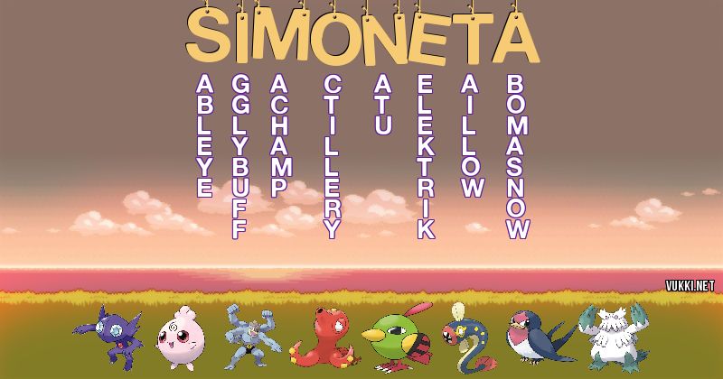 Equipo Pokémon de simoneta