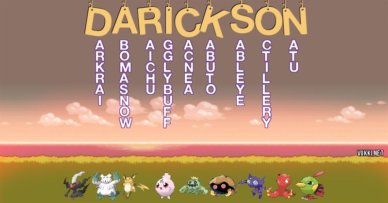 Equipo Pokémon de darickson