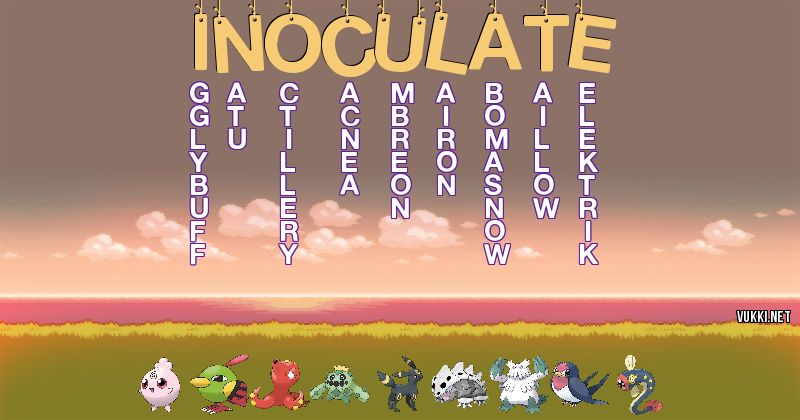 Equipo Pokémon de inoculate