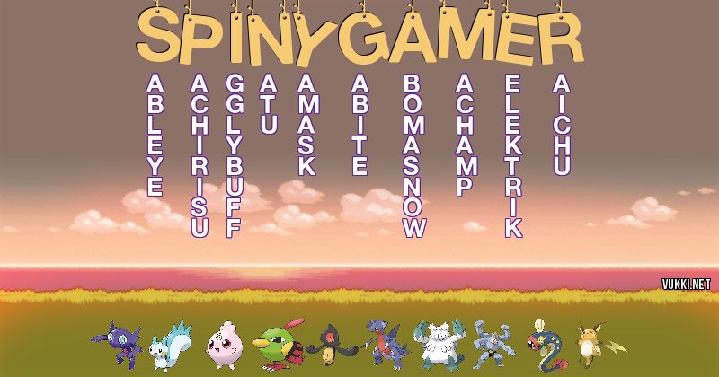 Equipo Pokémon de spinygamer