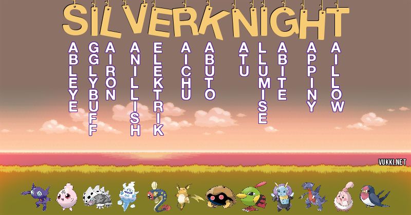 Equipo Pokémon de silverknight