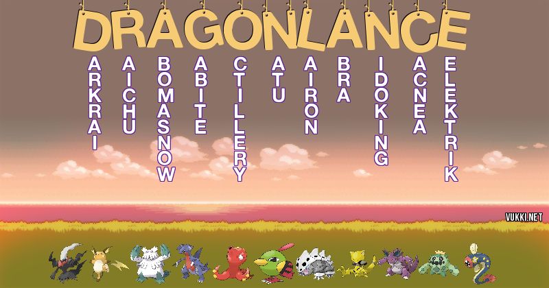 Equipo Pokémon de dragonlance