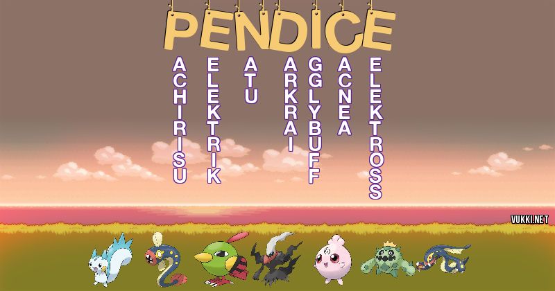 Equipo Pokémon de pendice