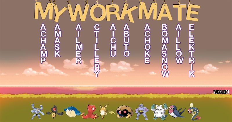 Equipo Pokémon de myworkmate