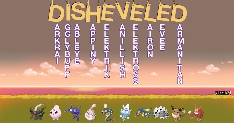Equipo Pokémon de disheveled