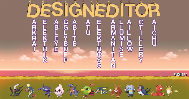 Equipo Pokémon de designeditor