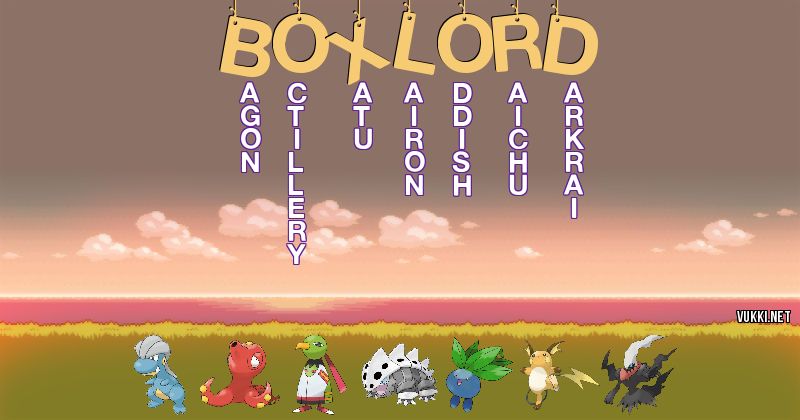 Equipo Pokémon de boxlord