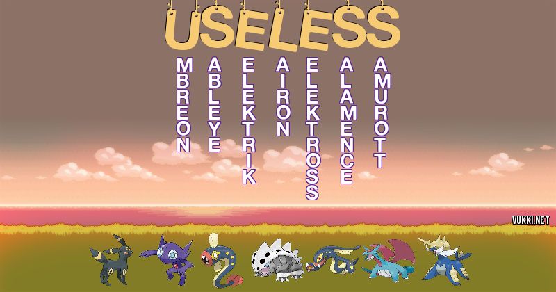 Equipo Pokémon de useless