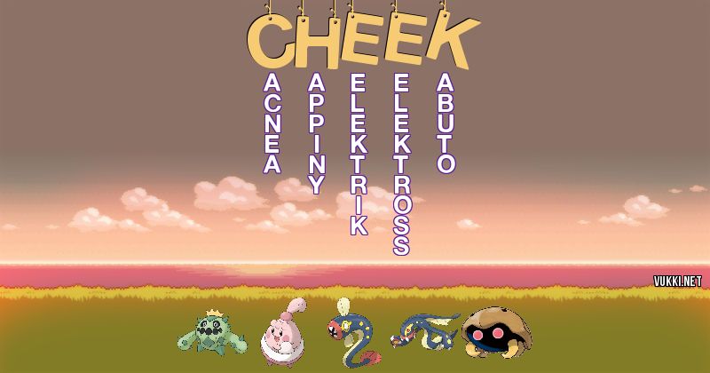 Equipo Pokémon de cheek