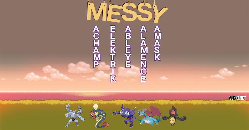 Equipo Pokémon de messy