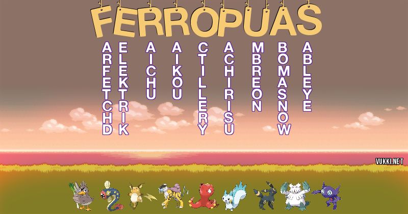 Equipo Pokémon de ferropuas