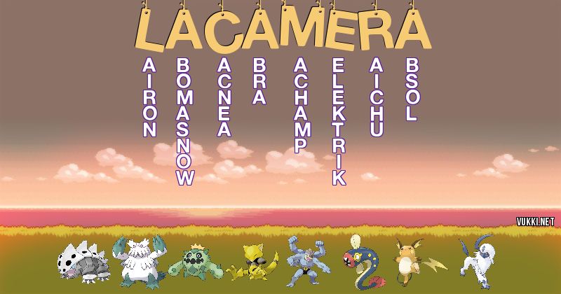 Equipo Pokémon de lacamera