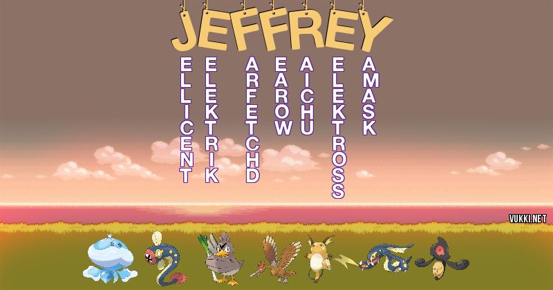 Equipo Pokémon de jeffrey