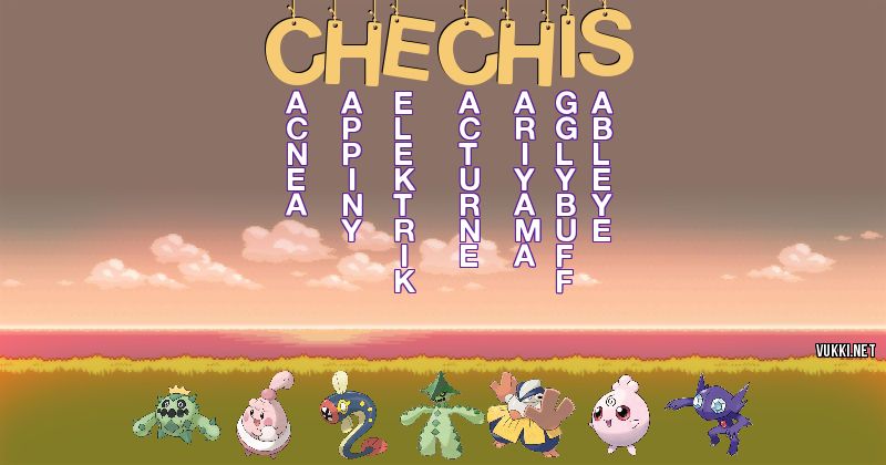 Equipo Pokémon de chechis