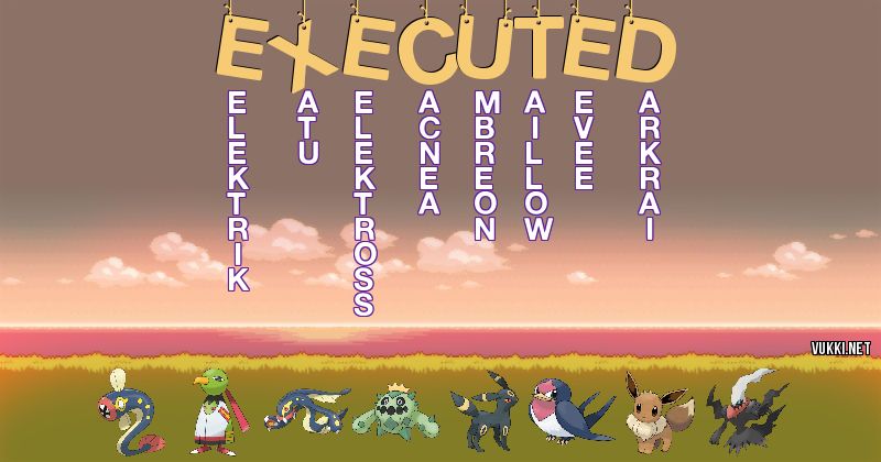 Equipo Pokémon de executed