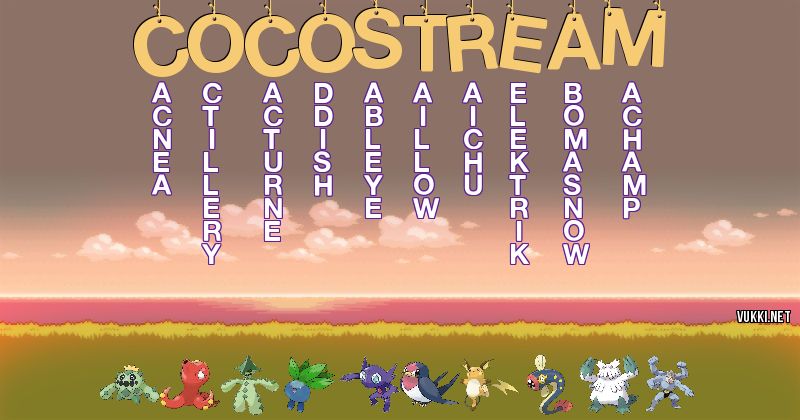 Equipo Pokémon de cocostream