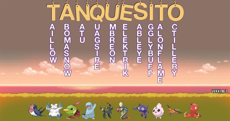 Equipo Pokémon de tanquesito