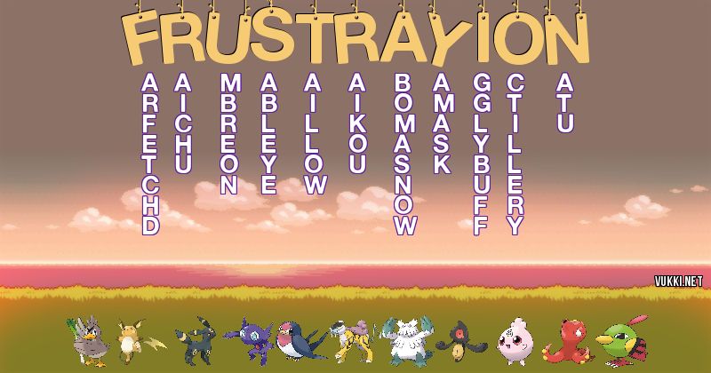 Equipo Pokémon de frustrayion