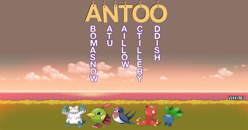 Equipo Pokémon de antoo
