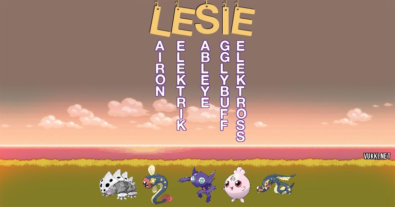 Equipo Pokémon de lesie