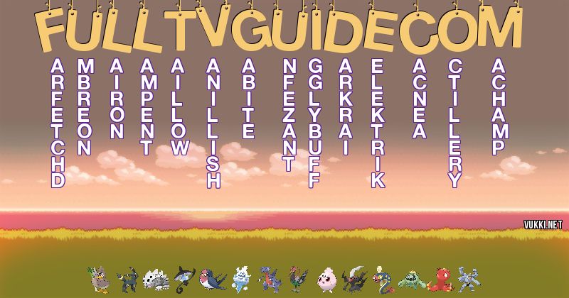 Equipo Pokémon de fulltvguide.com