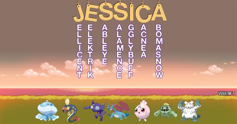 Los Pokémon de jessica - Descubre cuales son los Pokémon de tu nombre