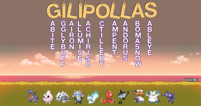 Los Pokémon de gilipollas - Descubre cuales son los Pokémon de tu nombre