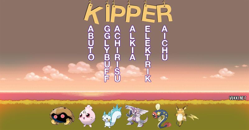 Equipo Pokémon de kipper