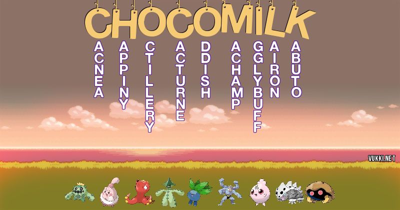 Equipo Pokémon de chocomilk