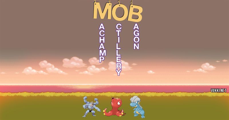 Los Pokémon de mob - Descubre cuales son los Pokémon de tu nombre