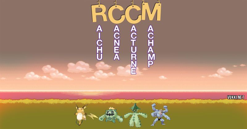 Equipo Pokémon de rccm