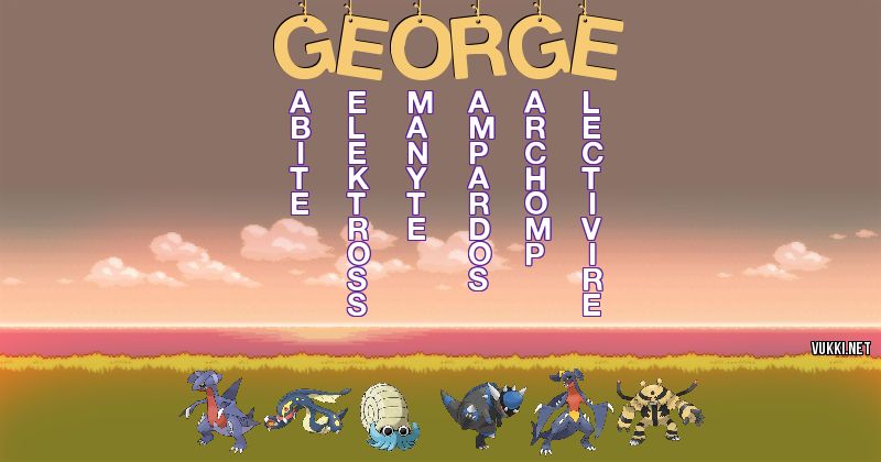 Los Pokémon de ggggggggggggggggggggggggg - Descubre cuales son los Pokémon de tu nombre